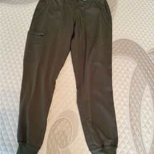 Med Couture Olive Green Women's Jogger Pants